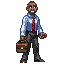 Pixel Michael — canary wharf