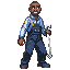 Pixel Michael — the jet engines